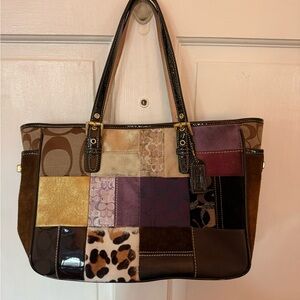 Vintage Coach shoulder Bag - Multicolor